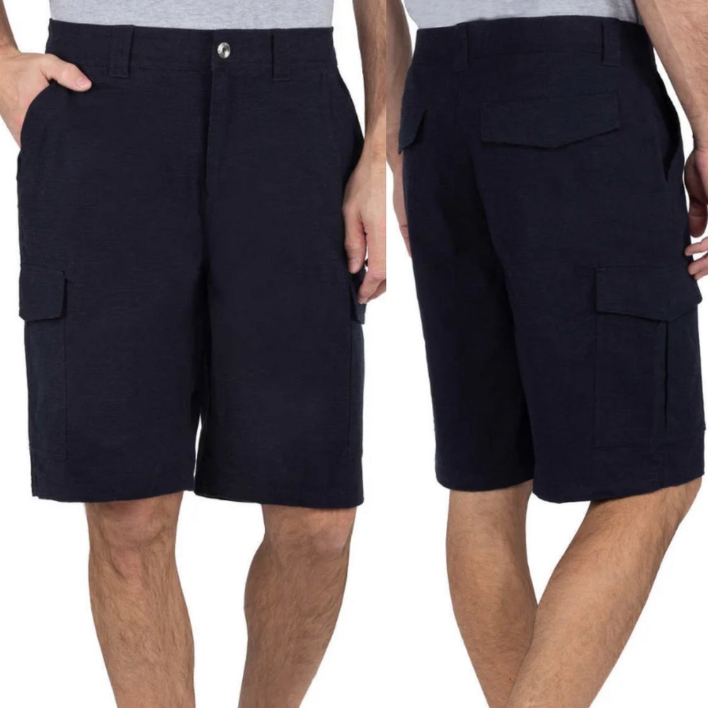 BC Clothing Company Blue Cargo Shorts Mens Size 38 Style‎ 1680504 Minimalist